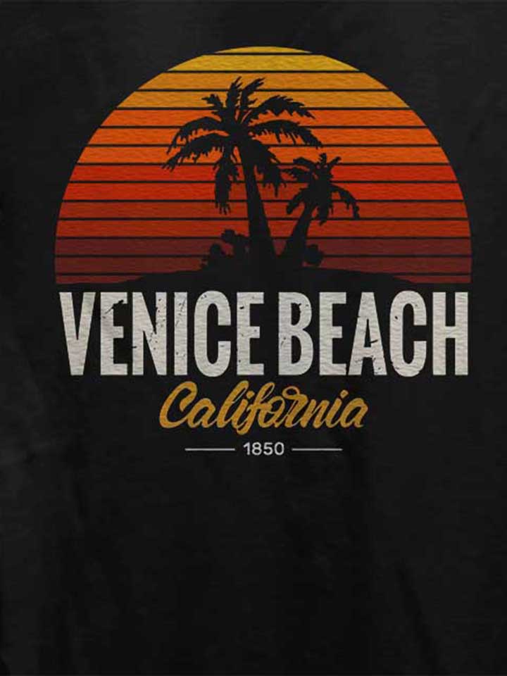 california-venice-beach-logo-damen-t-shirt schwarz 4