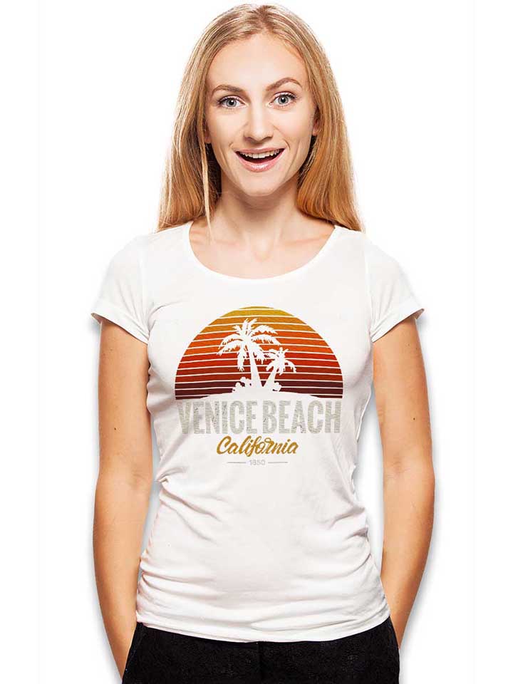 california-venice-beach-logo-damen-t-shirt weiss 2