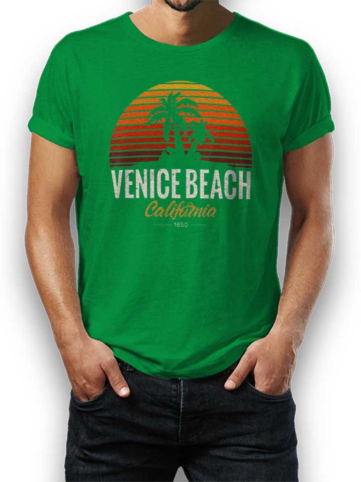 california-venice-beach-logo-t-shirt gruen 1