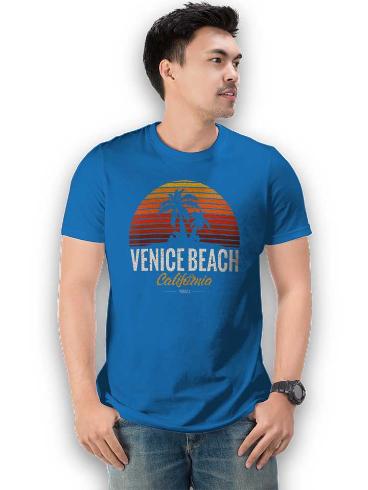 california-venice-beach-logo-t-shirt royal 2