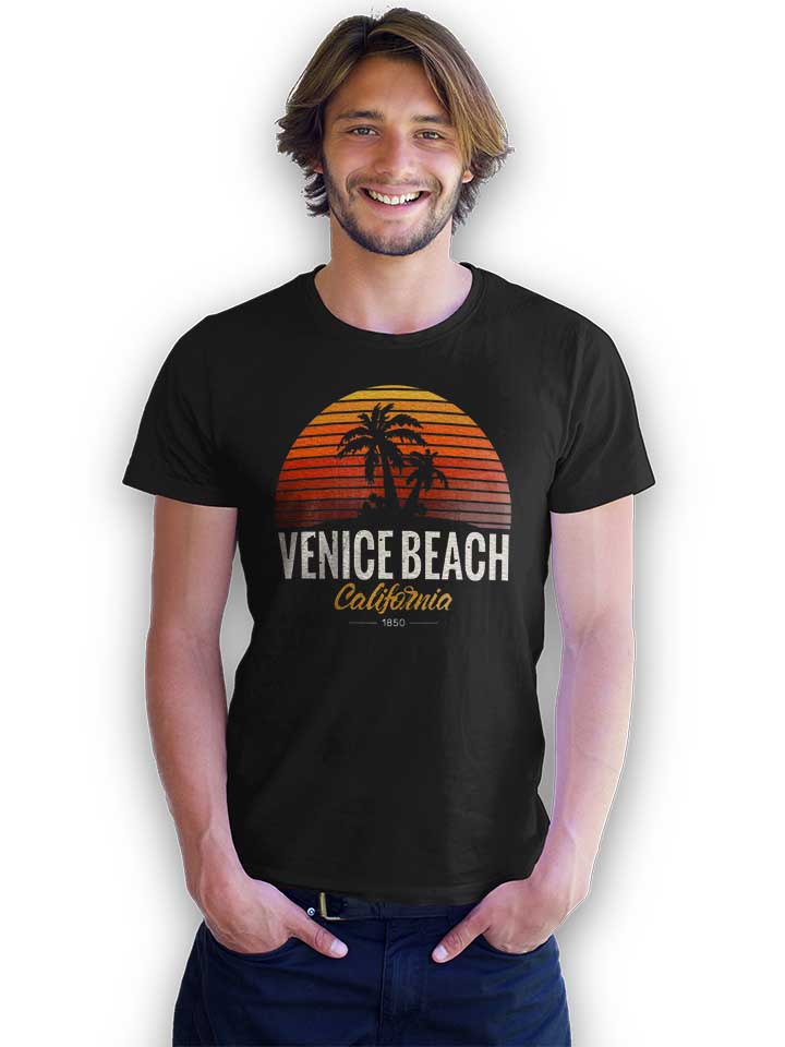 california-venice-beach-logo-t-shirt schwarz 2