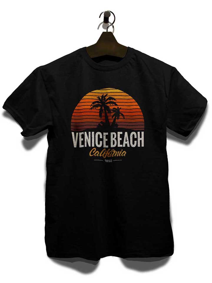 california-venice-beach-logo-t-shirt schwarz 3