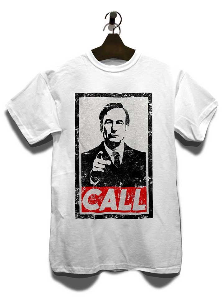 call-vintage-t-shirt weiss 3