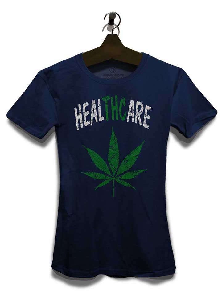 cannabis-healthcare-damen-t-shirt dunkelblau 3