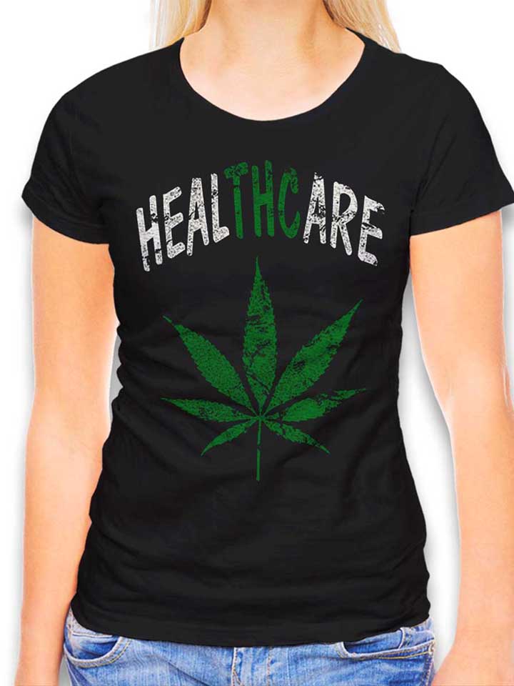 Cannabis Healthcare Damen T-Shirt schwarz L