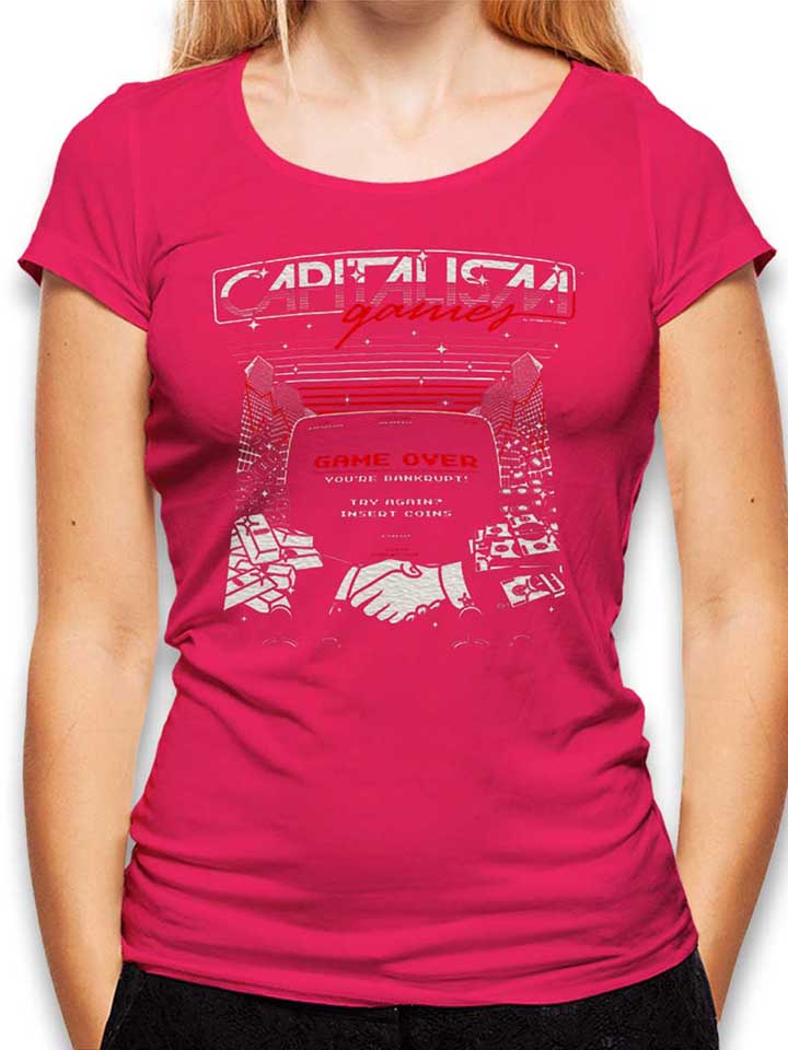 Capitalism Games Damen T-Shirt fuchsia L