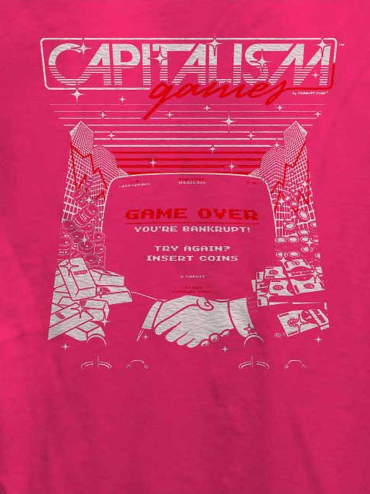 capitalism-games-damen-t-shirt fuchsia 4