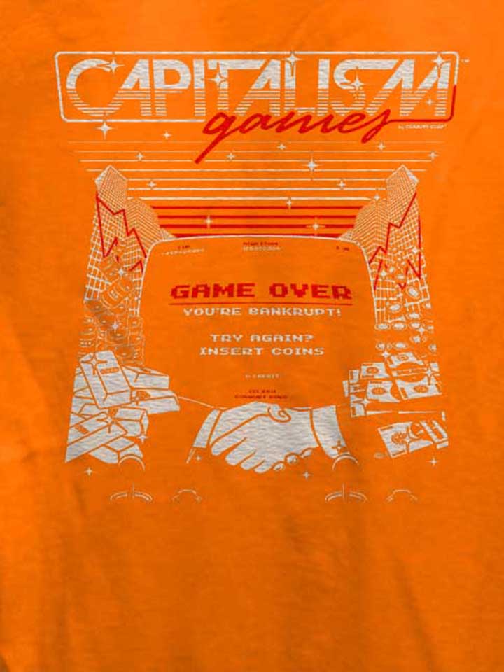 capitalism-games-damen-t-shirt orange 4