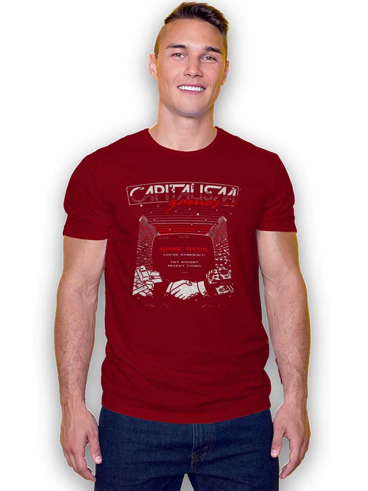capitalism-games-t-shirt bordeaux 2