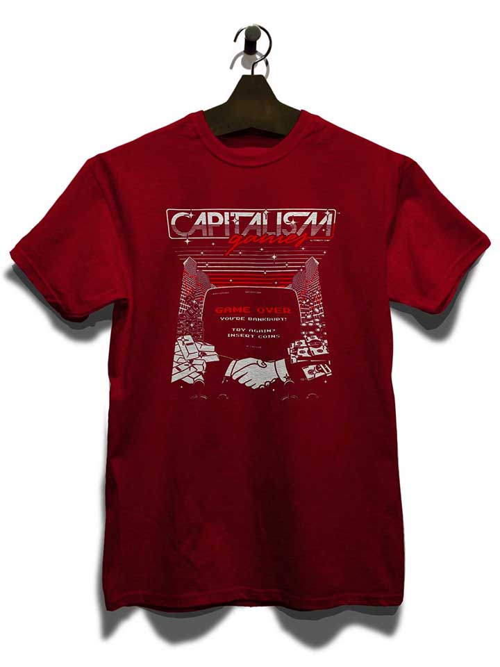 capitalism-games-t-shirt bordeaux 3