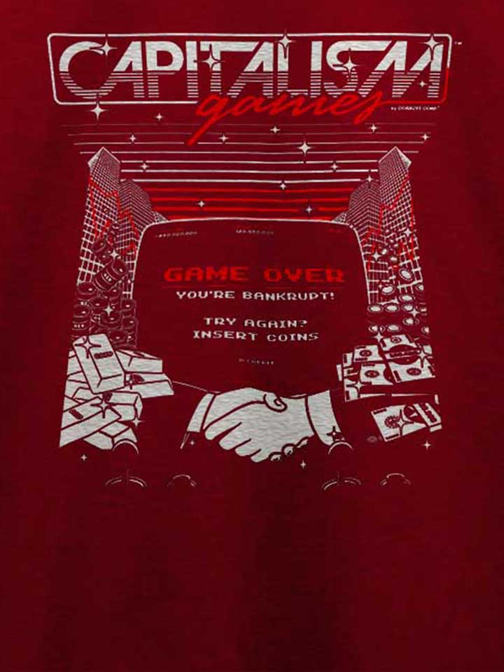 capitalism-games-t-shirt bordeaux 4