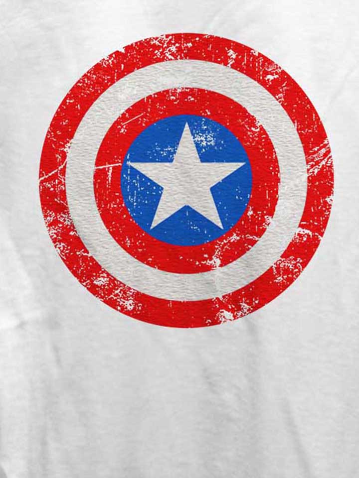 captain-america-shield-vintage-damen-t-shirt weiss 4