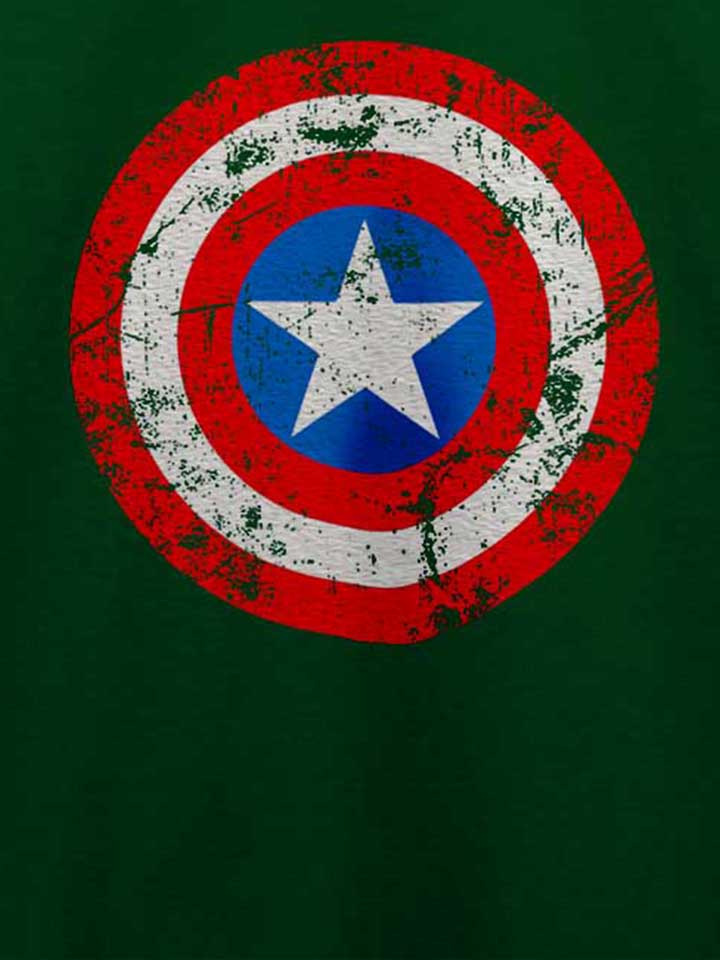 captain-america-shield-vintage-t-shirt dunkelgruen 4