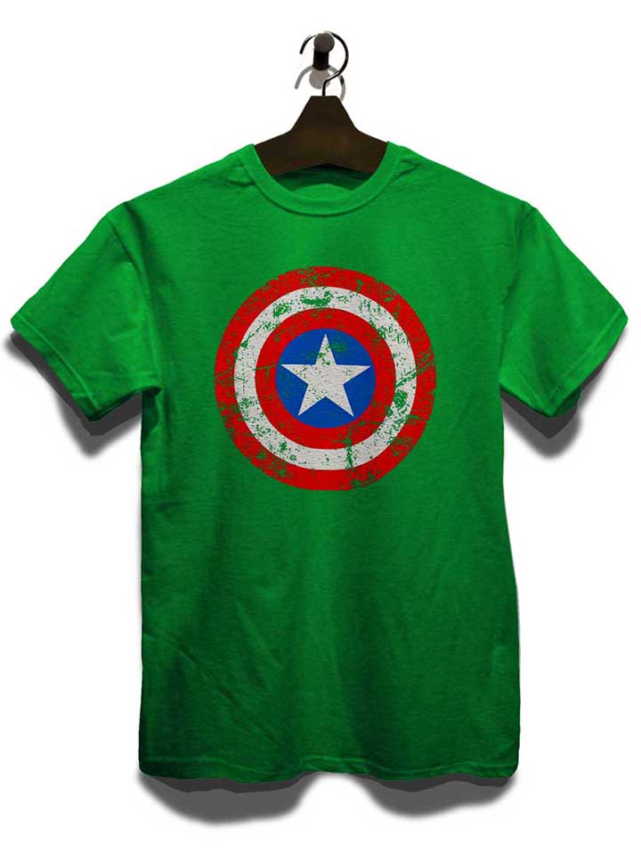 captain-america-shield-vintage-t-shirt gruen 3