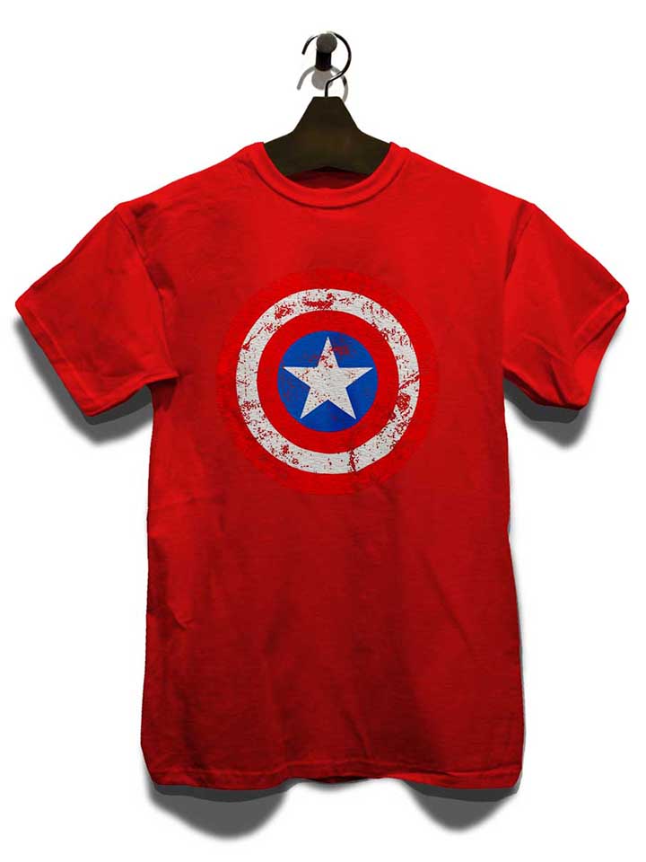 captain-america-shield-vintage-t-shirt rot 3