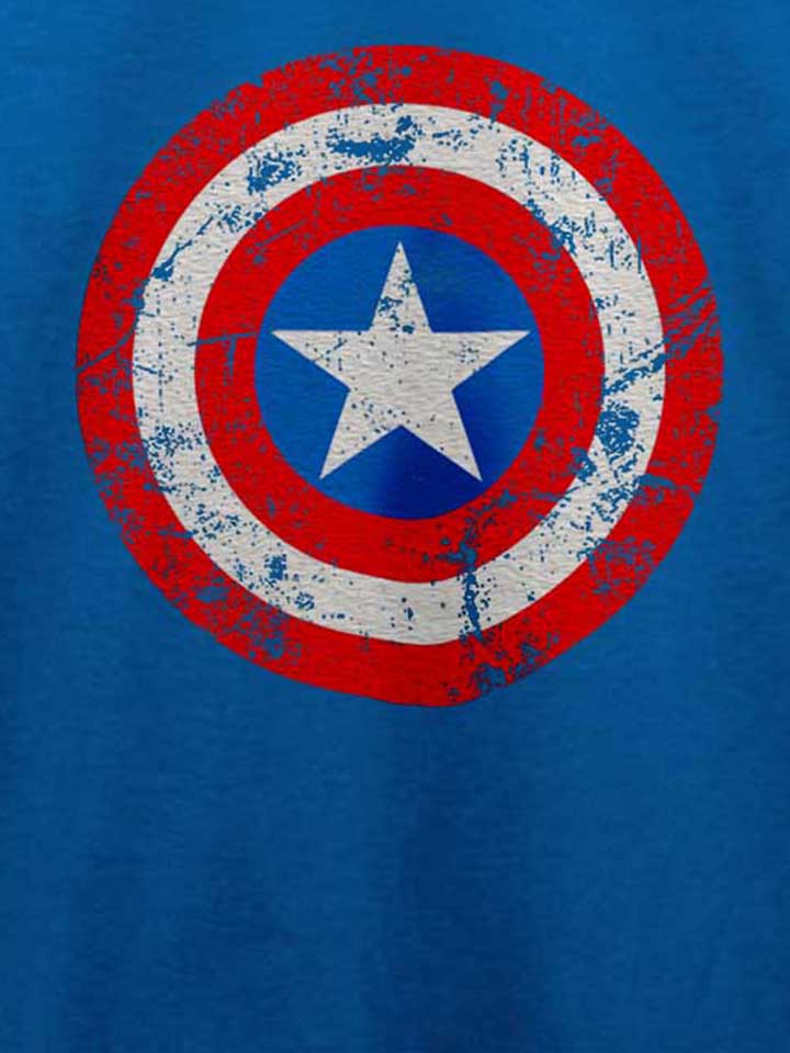 captain-america-shield-vintage-t-shirt royal 4