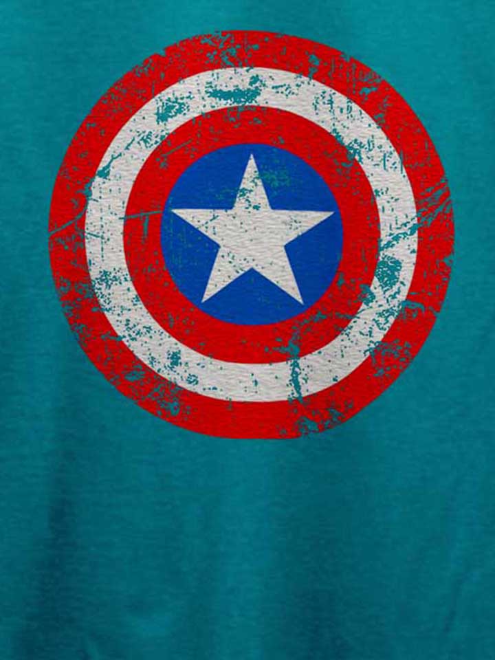 captain-america-shield-vintage-t-shirt tuerkis 4