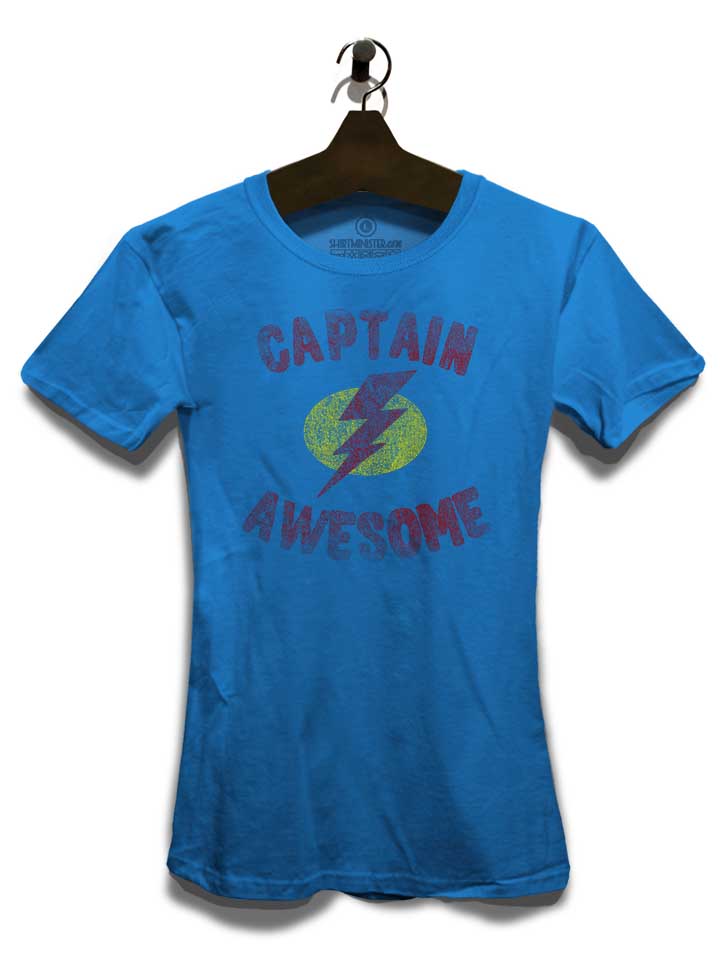 captain-awesome-damen-t-shirt royal 3