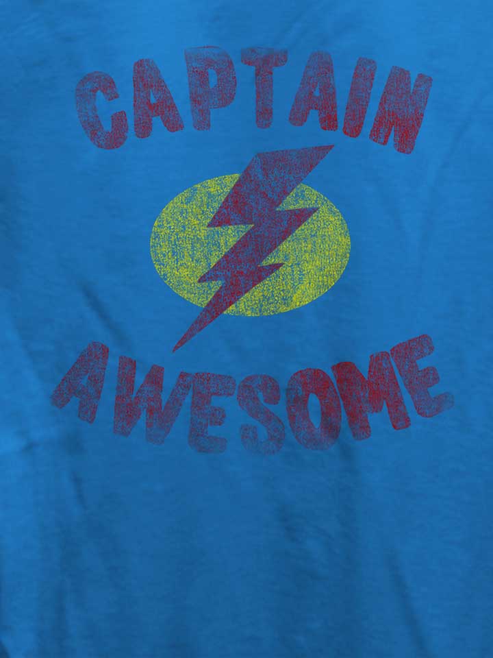 captain-awesome-damen-t-shirt royal 4