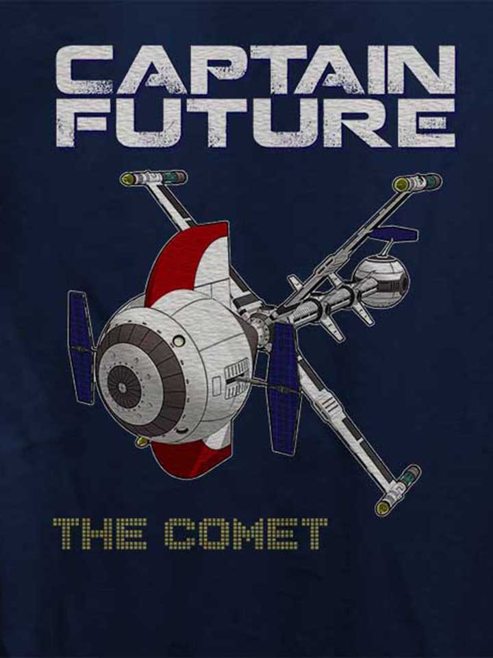 captain-future-the-comet-damen-t-shirt dunkelblau 4