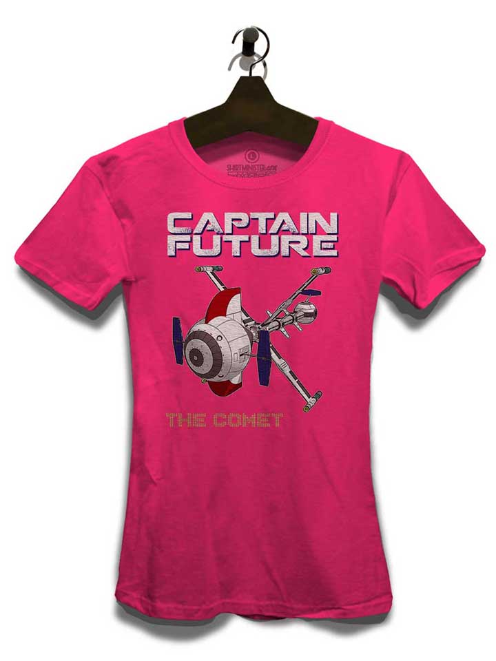 captain-future-the-comet-damen-t-shirt fuchsia 3