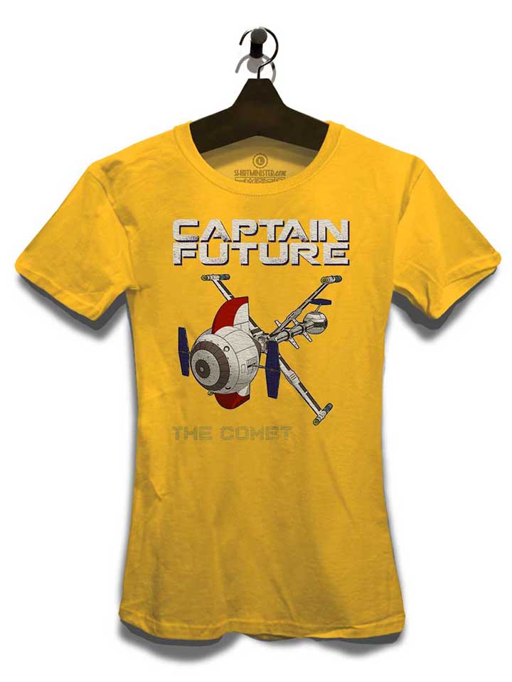 captain-future-the-comet-damen-t-shirt gelb 3