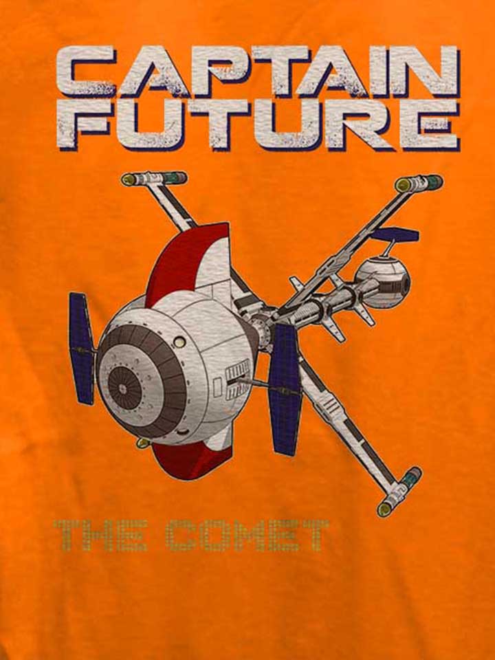 captain-future-the-comet-damen-t-shirt orange 4