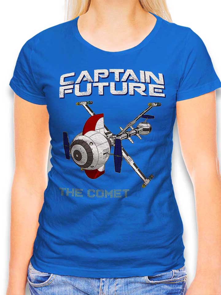 captain-future-the-comet-damen-t-shirt royal 1