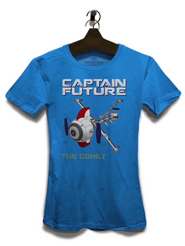 captain-future-the-comet-damen-t-shirt royal 3