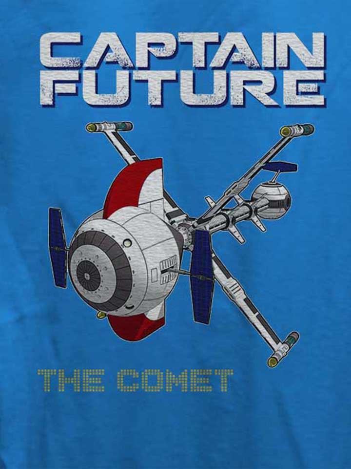 captain-future-the-comet-damen-t-shirt royal 4