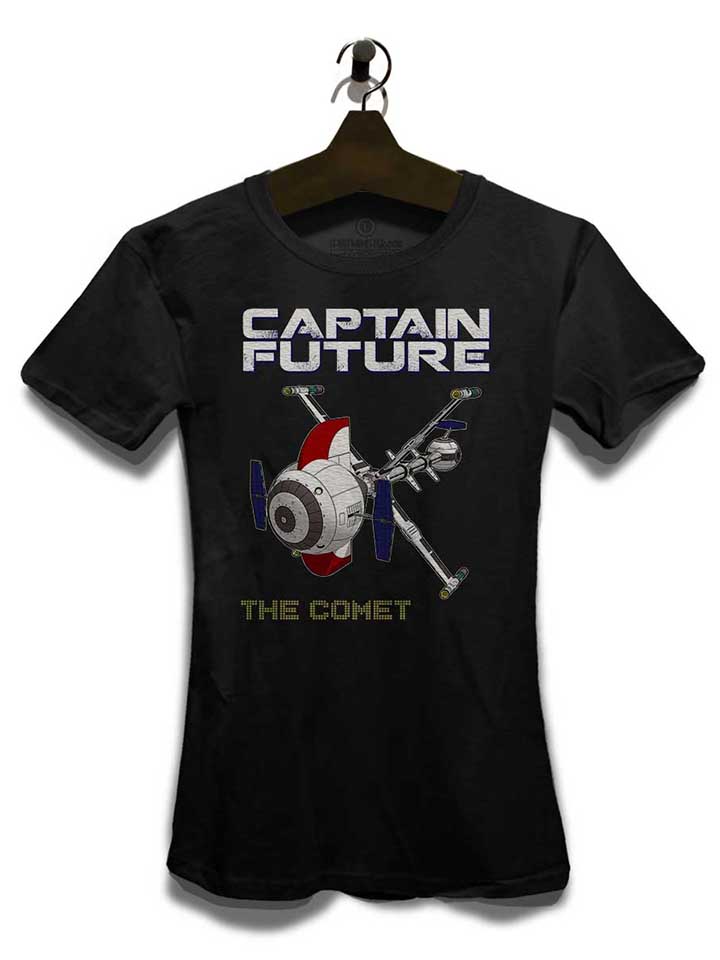 captain-future-the-comet-damen-t-shirt schwarz 3