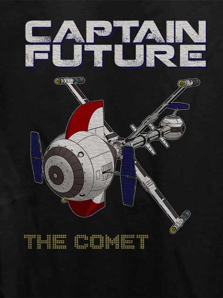 captain-future-the-comet-damen-t-shirt schwarz 4