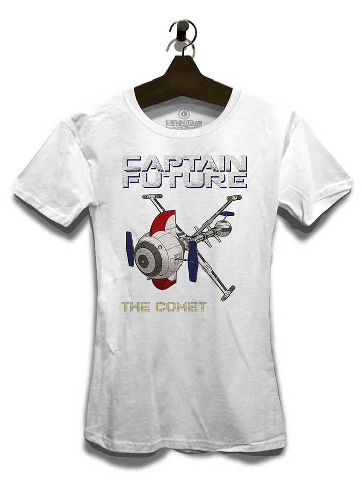 captain-future-the-comet-damen-t-shirt weiss 3