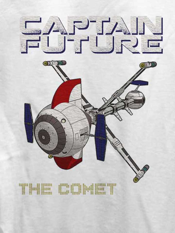 captain-future-the-comet-damen-t-shirt weiss 4