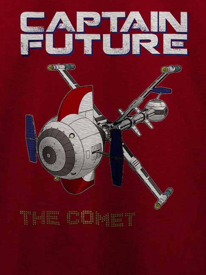 captain-future-the-comet-t-shirt bordeaux 4