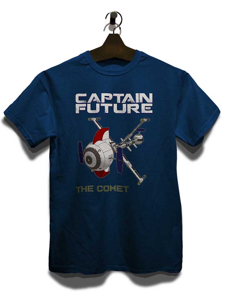 captain-future-the-comet-t-shirt dunkelblau 3