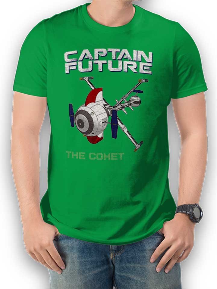 Captain Future The Comet T-Shirt green-green L