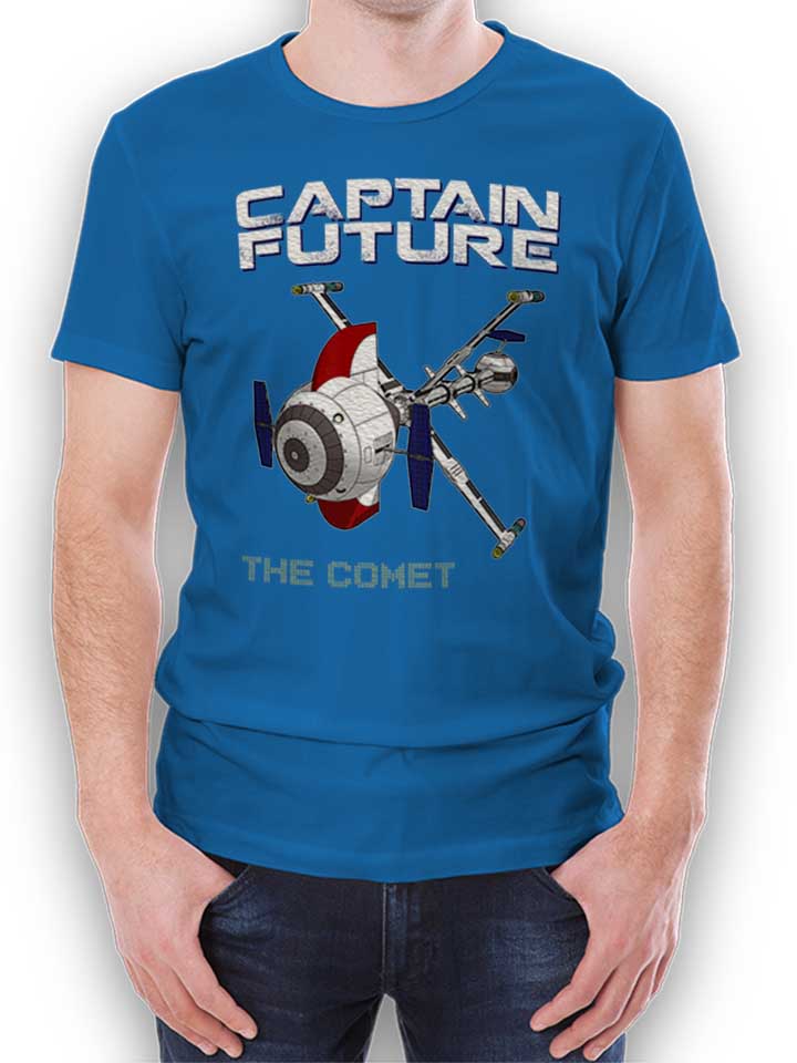 captain-future-the-comet-t-shirt royal 1