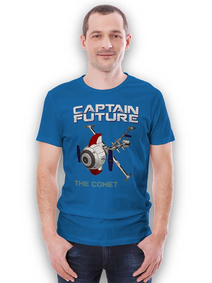 captain-future-the-comet-t-shirt royal 2