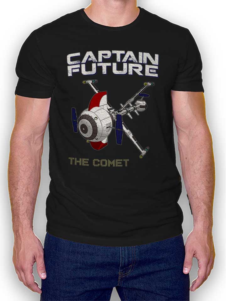 captain-future-the-comet-t-shirt schwarz 1