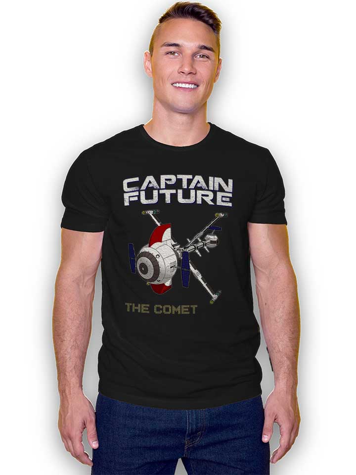 captain-future-the-comet-t-shirt schwarz 2