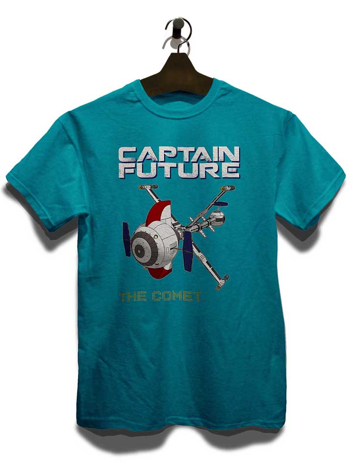 captain-future-the-comet-t-shirt tuerkis 3