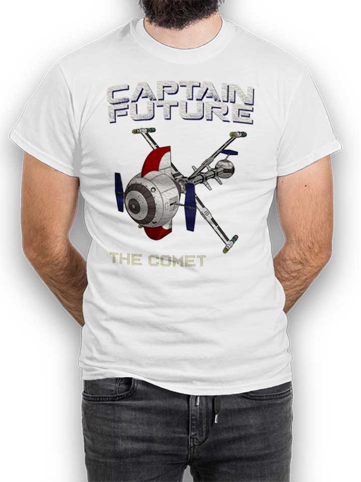 captain-future-the-comet-t-shirt weiss 1