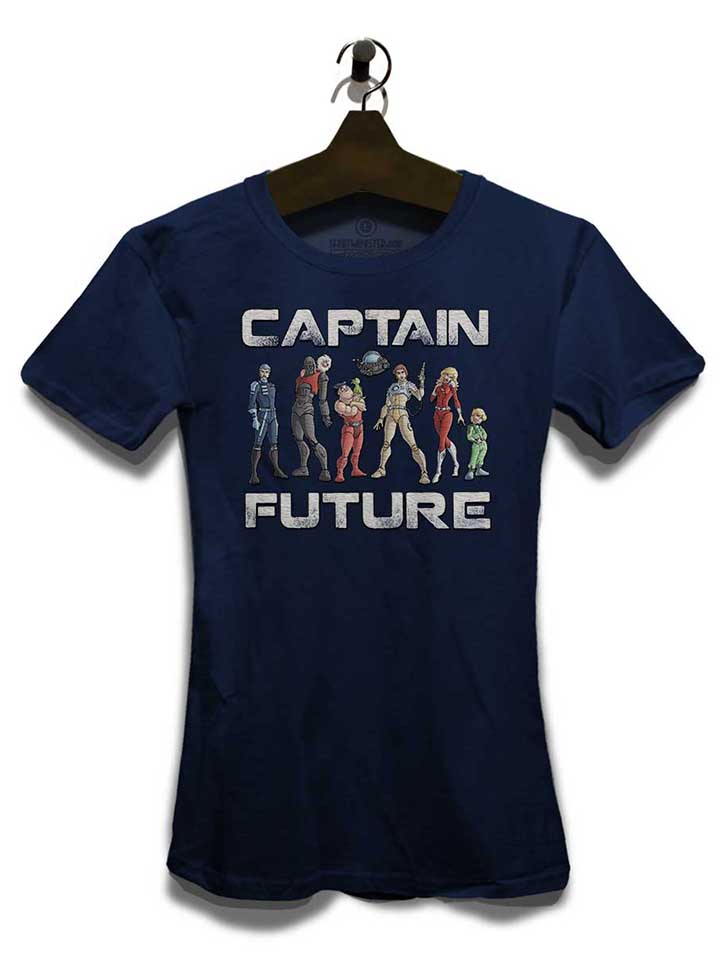 captain-future-damen-t-shirt dunkelblau 3