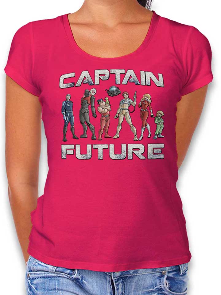 captain-future-damen-t-shirt fuchsia 1