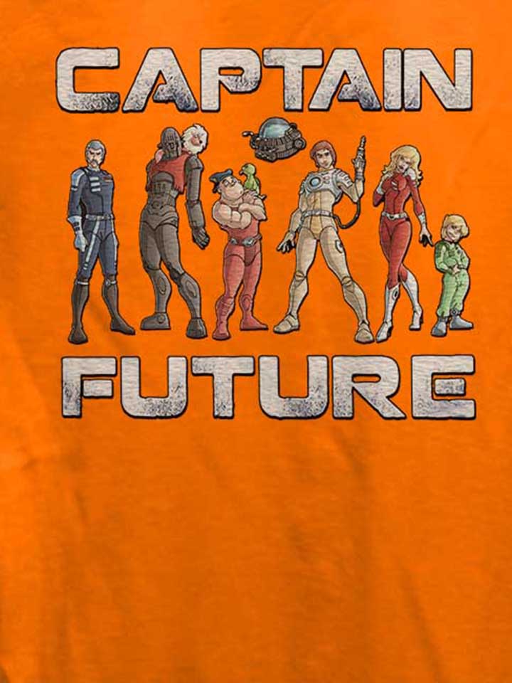 captain-future-damen-t-shirt orange 4