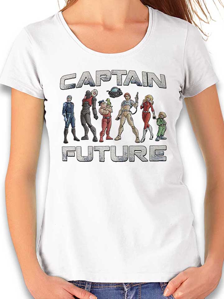 Captain Future T-Shirt Femme blanc L