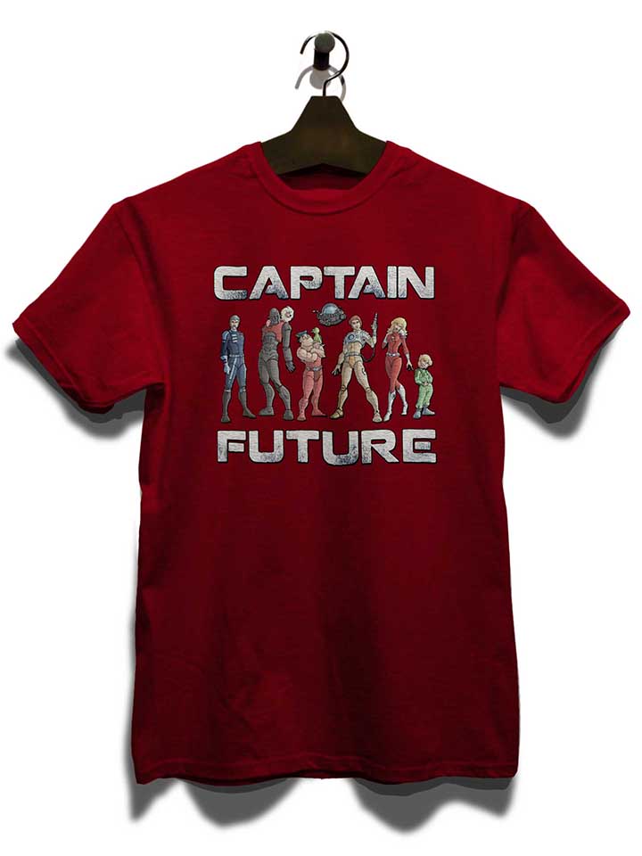 captain-future-t-shirt bordeaux 3