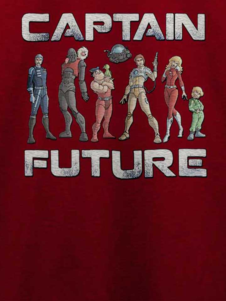 captain-future-t-shirt bordeaux 4
