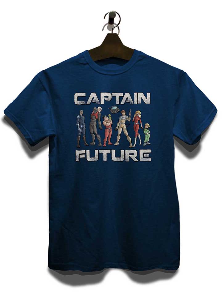 captain-future-t-shirt dunkelblau 3
